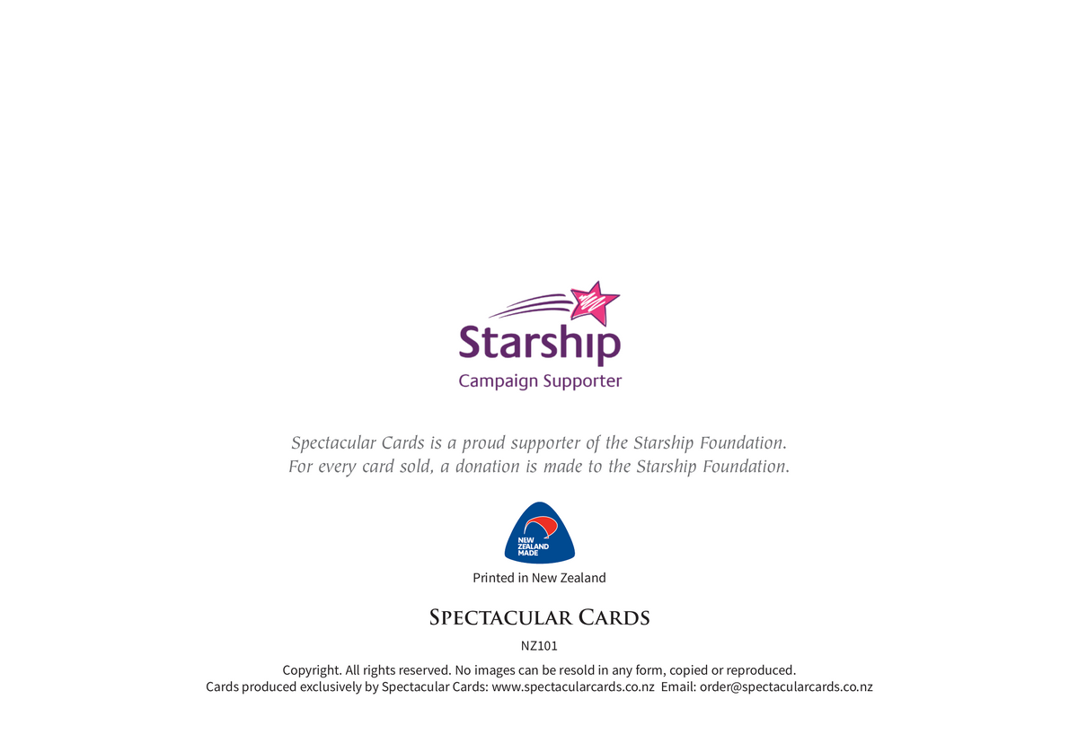NZ208 Starship Card - SOLD OUT